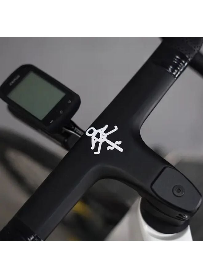 Black Cycling Over Water Vinyl Sticker Waterproof Sunproof Self Adhesive Bike Decal - Image 3