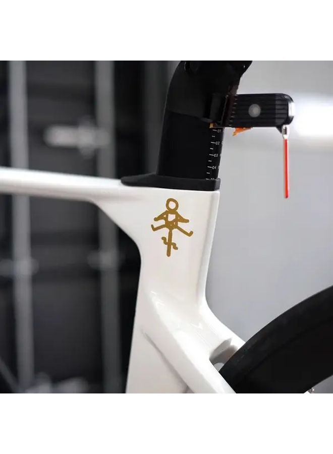 Black Cycling Over Water Vinyl Sticker Waterproof Sunproof Self Adhesive Bike Decal - Image 5