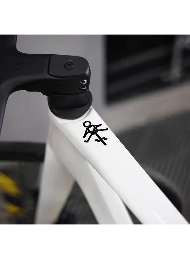 Black Cycling Over Water Vinyl Sticker Waterproof Sunproof Self Adhesive Bike Decal - Image 2