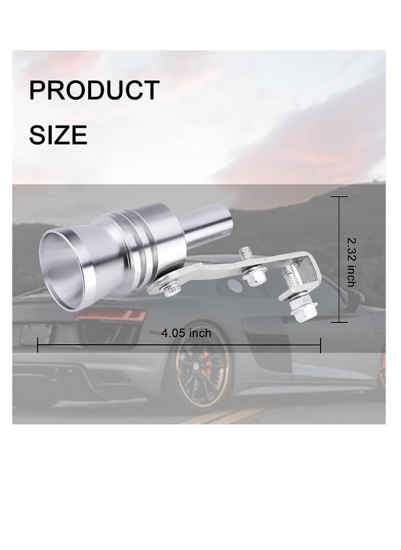 PAMEER - Aluminum Alloy Exhaust Turbo Sound Whistle Simulator, Turbo Sound Exhaust Muffler Pipe Whistle Car Roar Maker, Car Blow off valve Tip Simulator Whistler Tail Pipe. - Image 1