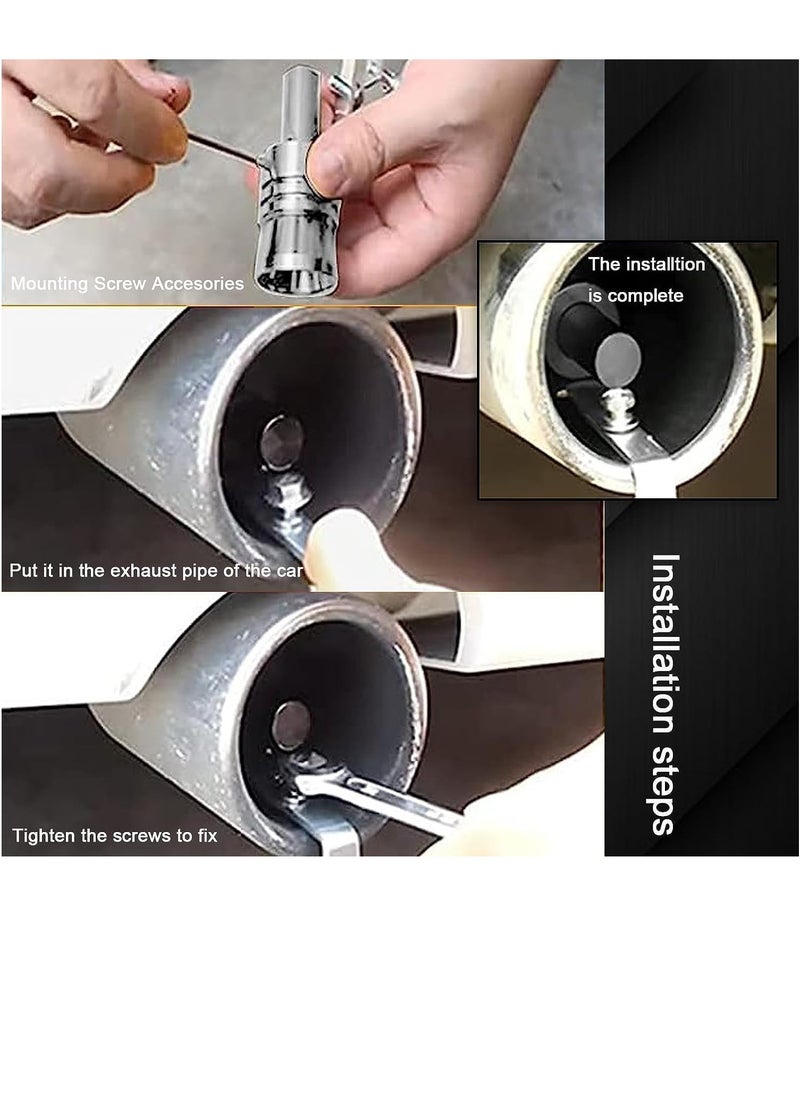 PAMEER - Aluminum Alloy Exhaust Turbo Sound Whistle Simulator, Turbo Sound Exhaust Muffler Pipe Whistle Car Roar Maker, Car Blow off valve Tip Simulator Whistler Tail Pipe. - Image 1