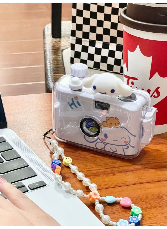 Generic Fool Camera Film Non-Polaroid Portable Small Camera Retro Film Gift Entry Student Children Camera-Body Color:Love K Cat Camera +8 Color Film + Waterproof Shell  - Image 3