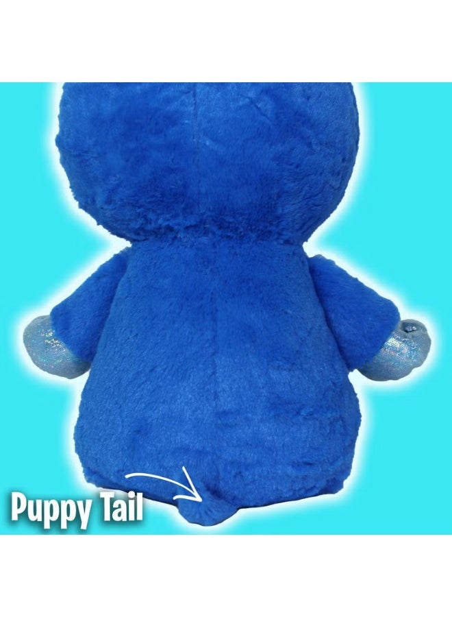 Star Belly Dream Lites Stuffed Animal Night Light – Cuddly Blue Puppy Plush – Projects Glowing Stars & Shapes in 6 Gentle Colors – Comforting Bedtime Companion Toy, As Seen on TV - Image 4