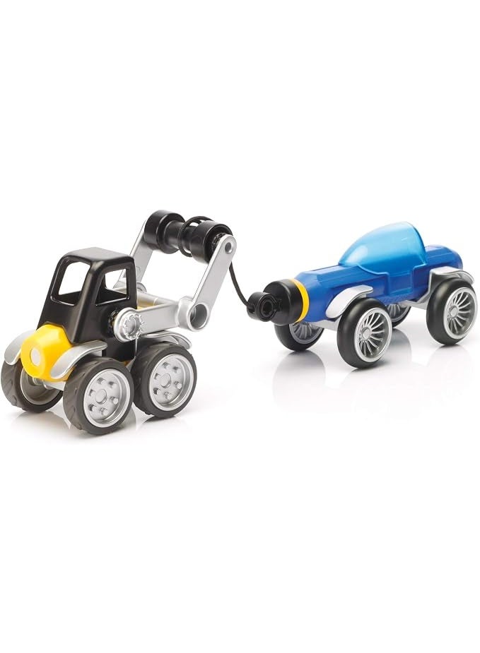 SmartMax Power Vehicles Mix By Smartmax - A Magnetic Discovery Building Set Featuring Safe, Extra-Strong, Oversized Building Pieces for Ages 3+ - Image 1