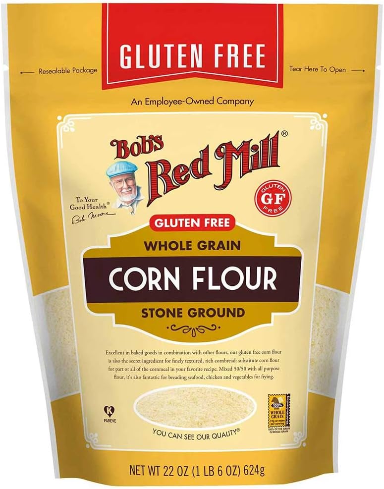 Bob's Red Mill Gluten Free Whole Grain Corn Flour, 22 Ounce