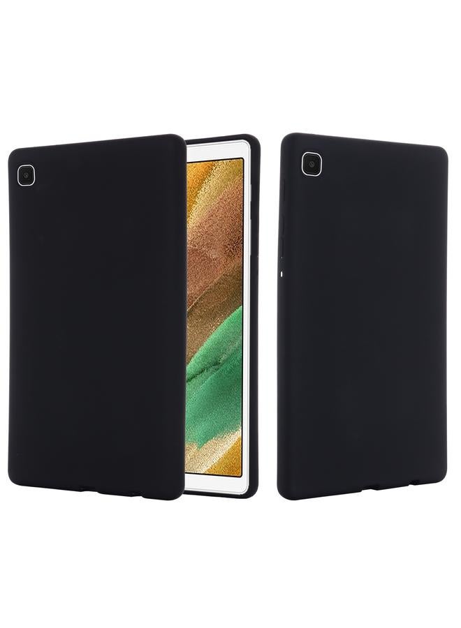 اس-توب جراب لجهاز Samsung Galaxy Tab A7 Lite اللوحي، مصنوع من السيليكون السائل بلون سادة، ومقاوم للصدمات - Image 1