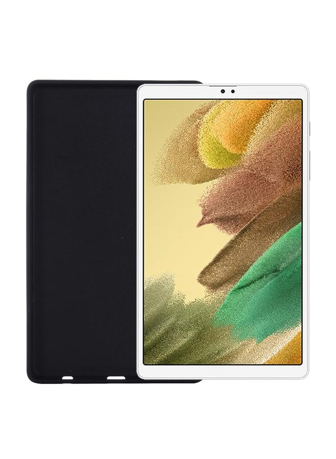 اس-توب جراب لجهاز Samsung Galaxy Tab A7 Lite اللوحي، مصنوع من السيليكون السائل بلون سادة، ومقاوم للصدمات - Image 4
