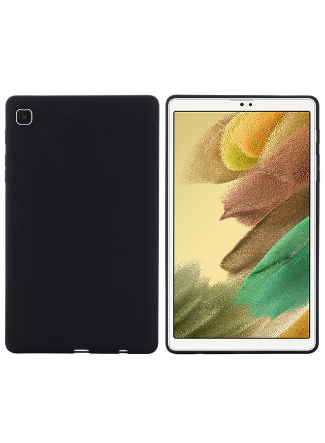 اس-توب جراب لجهاز Samsung Galaxy Tab A7 Lite اللوحي، مصنوع من السيليكون السائل بلون سادة، ومقاوم للصدمات - Image 2