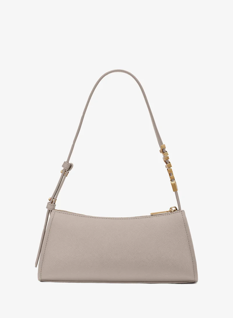 DKNY Beige Avril Top-zip Shoulder Bag for Women | Best Price UAE