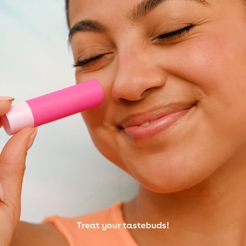 eos Lip Balm Gift Set- Super Strawberry, Limited-Edition, eos lip balm, All-Day Moisture, Lip Care, Shea Butter, Moisturizing, Variety Pack, 0.14 oz, 4-Pack - Image 3