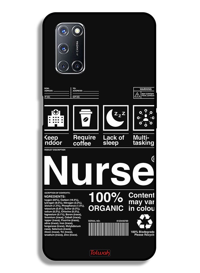 Tolwak Oppo A72 4G Protective Case Cover Nurse Sticker - Image 1