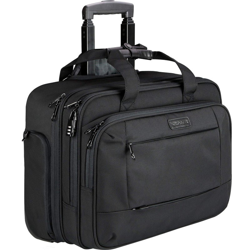 KROSER KROSER Wheeled Laptop Briefcases Wheeled Bag for Computer up to 17.3" Waterproof Wheeled Briefcase with RFID Pockets for Men/Women Rolling Laptop Bag  - Image 1