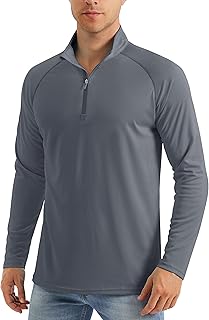 MAGCOMSEN MAGCOMSEN Hiking Shirts for Men Summer Sun Protective Clothing for Men Rash Guard Shirt Long Sleeve Outdoor Shirts for  - Image 1