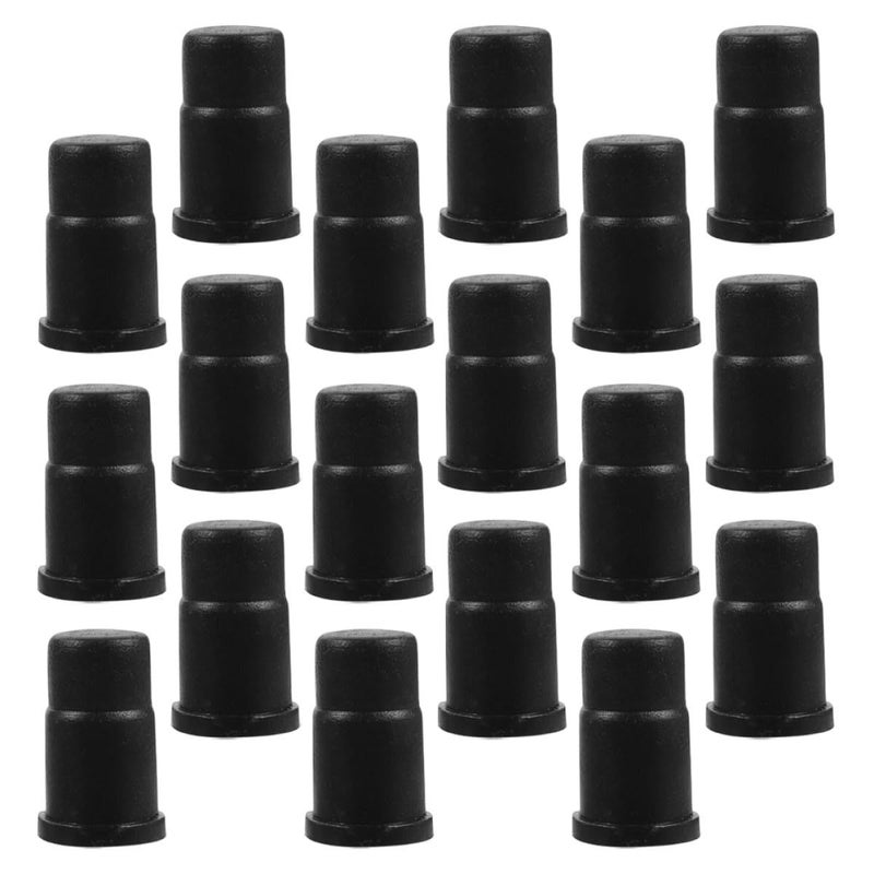 30 Pcs Stem Caster Sleeve Inserts 19x32mm for Furniture Chair Leg Protection Home Office - Image 2