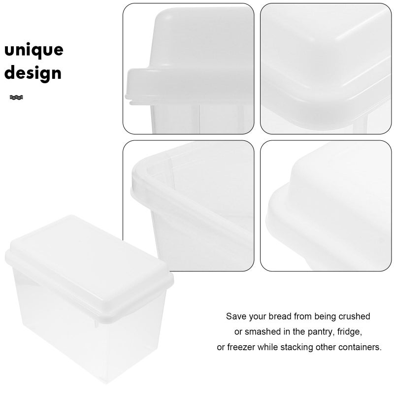 Airtight Plastic Bread Storage Container 3.4L with Lid for Pantry and Fridge - Image 4