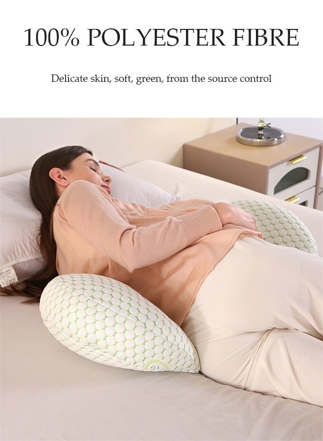DUNISO Pregnancy Pillows, multifunctional waist protection pillow, U shaped anti pilling side sleeping pillow, with small pillow,adjustable，removable and washable, suitable for the back, legs, abdomen and buttocks  - Image 4