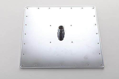 Marcoware Stainless Steel Heavy duty Maze Square Overhead Shower 12x12 Inches rain shower head for bathroom Without Arm, Chrome, Polished Finish - Image 5