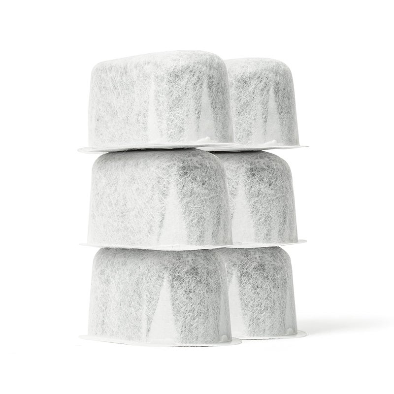 KJ 6Pack of Compatible Mr Coffee Water Filter Cartridges For Easy Measure and Dishwashable Coffee Makers