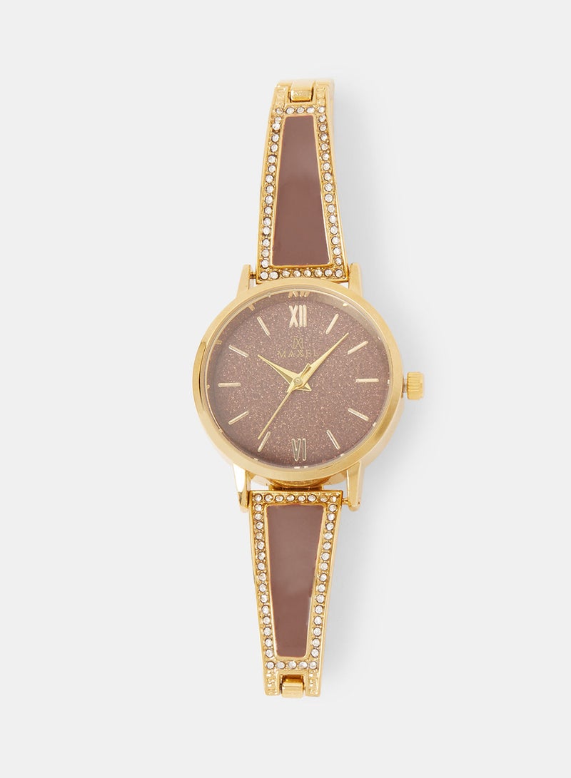 Maxel Women's Unique Design Analog Wrist Watch MX125 - 28mm - Image 1