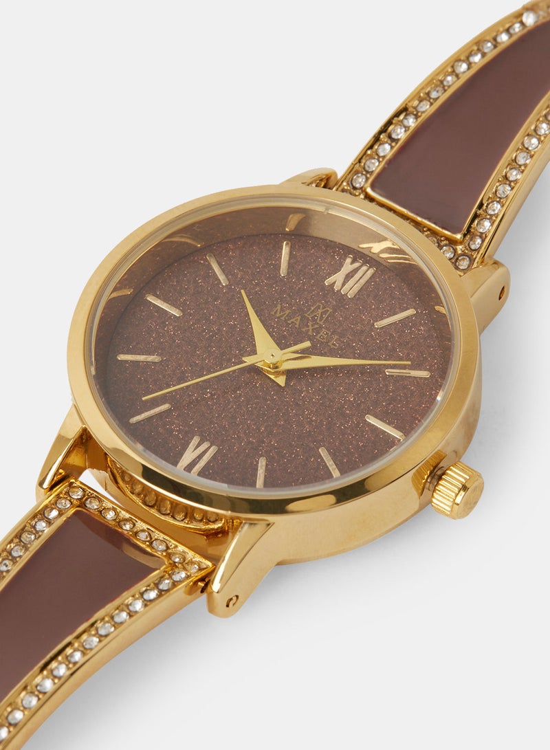 Maxel Women's Unique Design Analog Wrist Watch MX125 - 28mm - Image 2