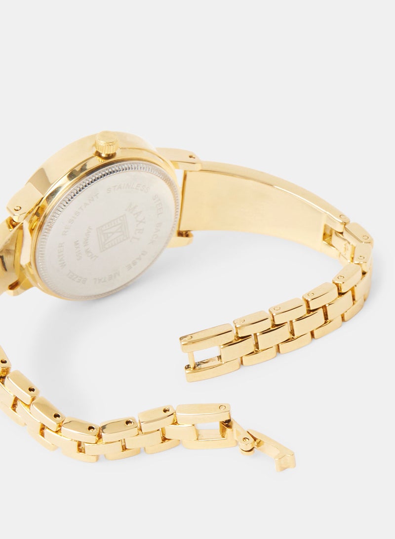 Maxel Women's Unique Design Analog Wrist Watch MX125 - 28mm - Image 3