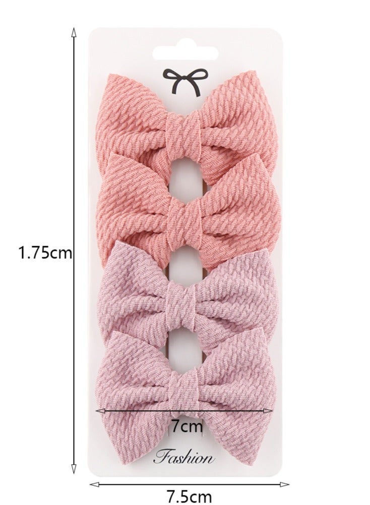 دىدانيالا مجموعة مشابك شعر فيونكة نيسا للأطفال والفتيات - تيفاني وأزرق - Image 4