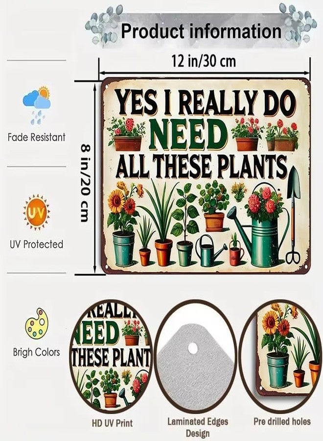 Bestylez Garden Gifts Vintage Gardening Signs for Home Garden Greenhouse Living Room Bedroom Yard Outdoor Decor 8X12 Inch (3362) - Image 2