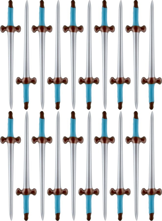 Fahacop 20 Pack 24 Inch Inflatable Pirate Swords Blow Up Sword Inflatable Weapon Toys for Halloween Pirate Theme Party Costume Accessories - Image 1