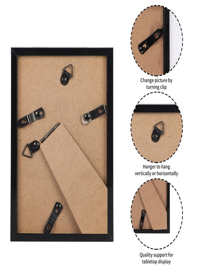 جيفت جاردن إطار صور جيفت جاردن أسود مقاس 3.5 × 5 بوصة للعرض على الحائط أو الطاولة - Image 4