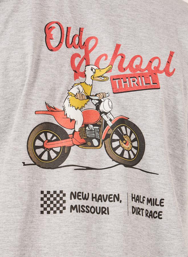 Styli Graphic Print Jersey Oversized T-Shirt - Image 3