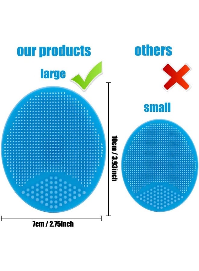 Eitheo Baby Silicone Shower Brush | Soft Silicone Body Scrubber Body | Baby Bath Scrubber | Bath Loofah for Babies | Body Silicone Scrubber Brush | Silicone Body Wash Scrubber for Skin Exfoliation - Image 5