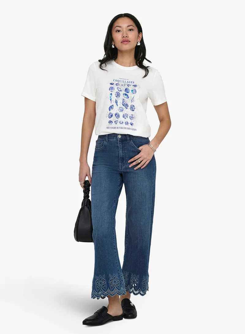 Only  Onlmadison Wide Leg Jeans for Women | Best Price UAE