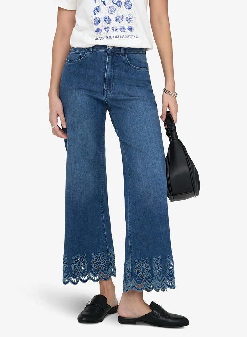Only Onlmadison Wide Leg Jeans