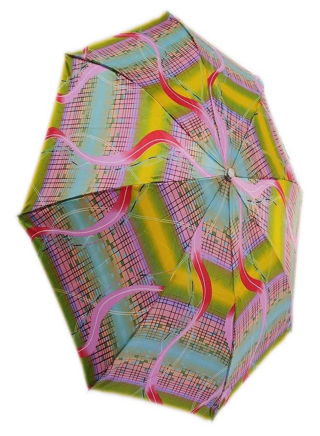 RAINPOPSON 2 Fold Printed Big Size Umbrella for Women & Men UV Protection Office Umbrella Combo for Girls/Men/Women (Multicolor Printed) - Set of 2 - Image 5