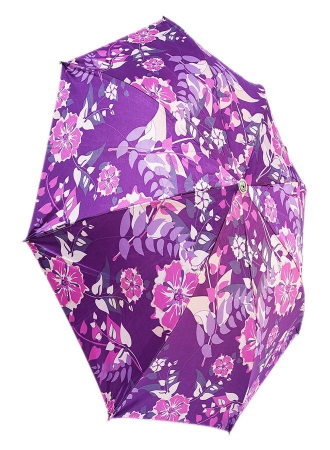 RAINPOPSON 2 Fold Printed Big Size Umbrella for Women & Men UV Protection Office Umbrella Combo for Girls/Men/Women (Multicolor Printed) - Set of 2 - Image 2