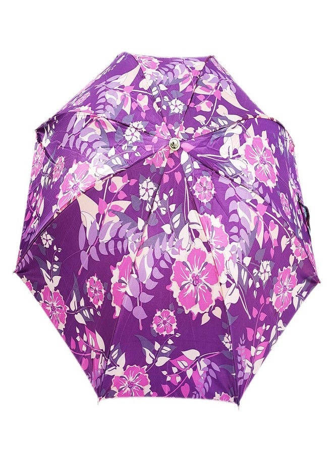 RAINPOPSON 2 Fold Printed Big Size Umbrella for Women & Men UV Protection Office Umbrella Combo for Girls/Men/Women (Multicolor Printed) - Set of 2 - Image 4