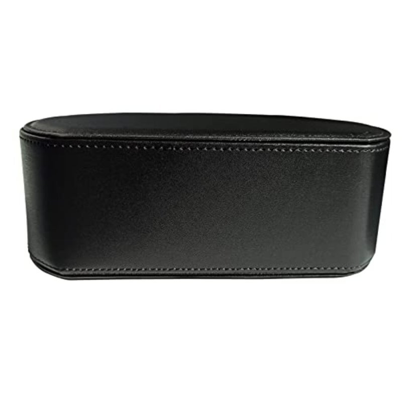 Leather Remote Control Holder with 5 Compartments TV Remote Caddy Store Box, Desktop Organizer for Controller, Gl and Media Player, Pen Storage - Image 3