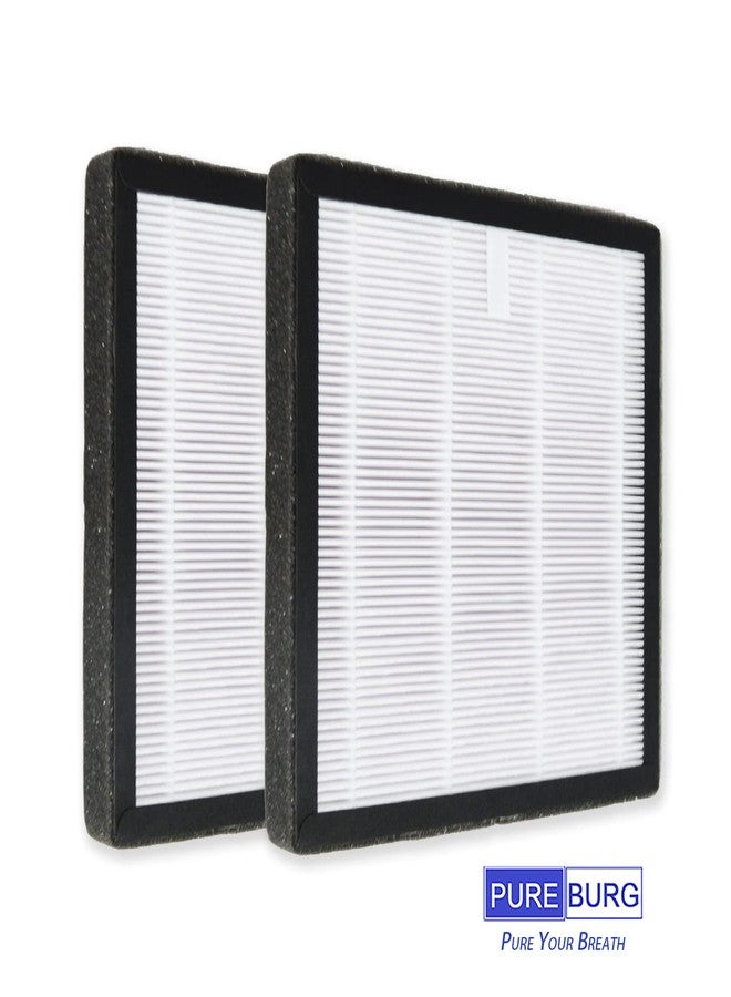 PUREBURG فلتر بديل من بيوربيرغ متوافق مع أجهزة تنقية الهواء ويستنجهاوس 1701 و1702، عبوة من 6 فلاتر H13 HEPA (لا يناسب الموديل 1804) لتنقية الهواء من الغبار والمركبات العضوية المتطايرة والجسيمات الدقيقة PM2.5 والروائح - Image 4