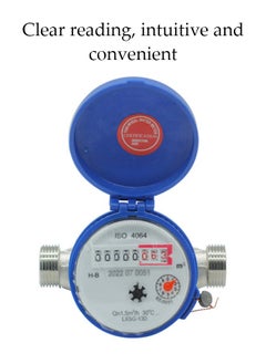 DUNISO Water Flow Meter, Tap Water Meter, With Accessories, Rust Proof, High-Precision,Anti Freezing And Anti Fogging，Equipped With a Protective Cover， Suitable For Garden Hose, Rv, Lawn, Nozzle Spray  - Image 4