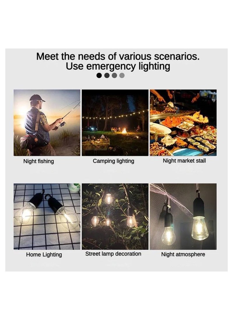 Portable Rechargeable  LED Emergency Led Bulb with Clip Set of 2 Pieces