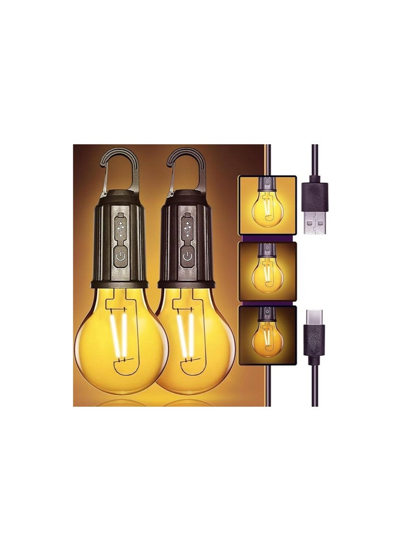 Portable Rechargeable  LED Emergency Led Bulb with Clip Set of 2 Pieces