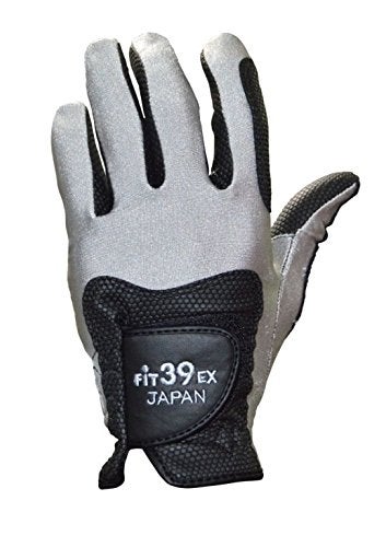 Fit39 EX Golf Glove (Medium, Black/Silver) - Image 5