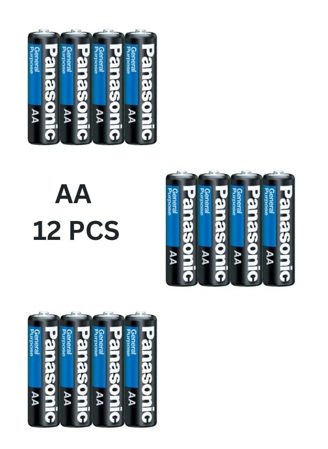 Panasonic Panasonic General Purpose AA Battery (12 Pieces)  - Image 1