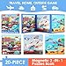 NASHRIO Magnetic Puzzles for Kids Ages 46 20Piece Toddler Travel Toys Transportation Puzzles Ages 35 Educational Learning Magnets Ideal Road Trip Activities Toys for 3 4 5 6 Boys and Girls - Image 4