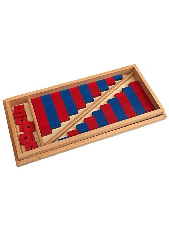 Elite Montessori - Elite Montessori Small Number Numerical Rods with Number Tiles - Image 1