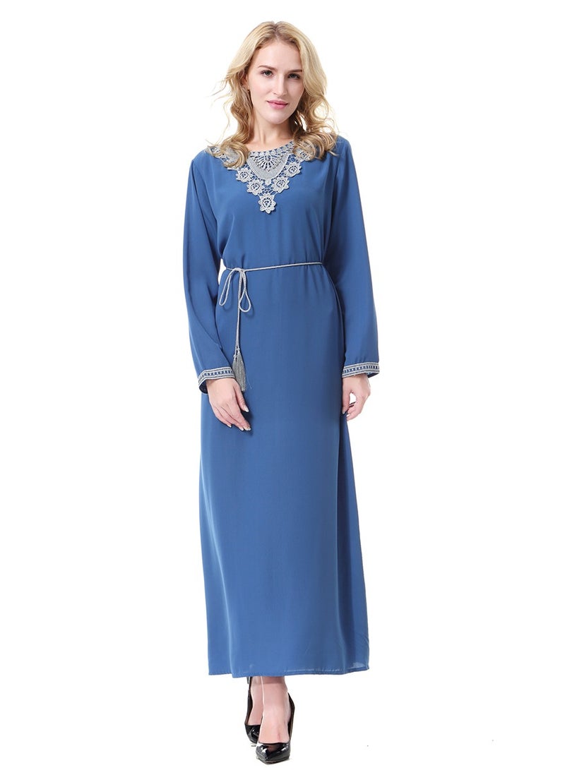 NIBEMINENT Lady wool peach Dress - Image 1