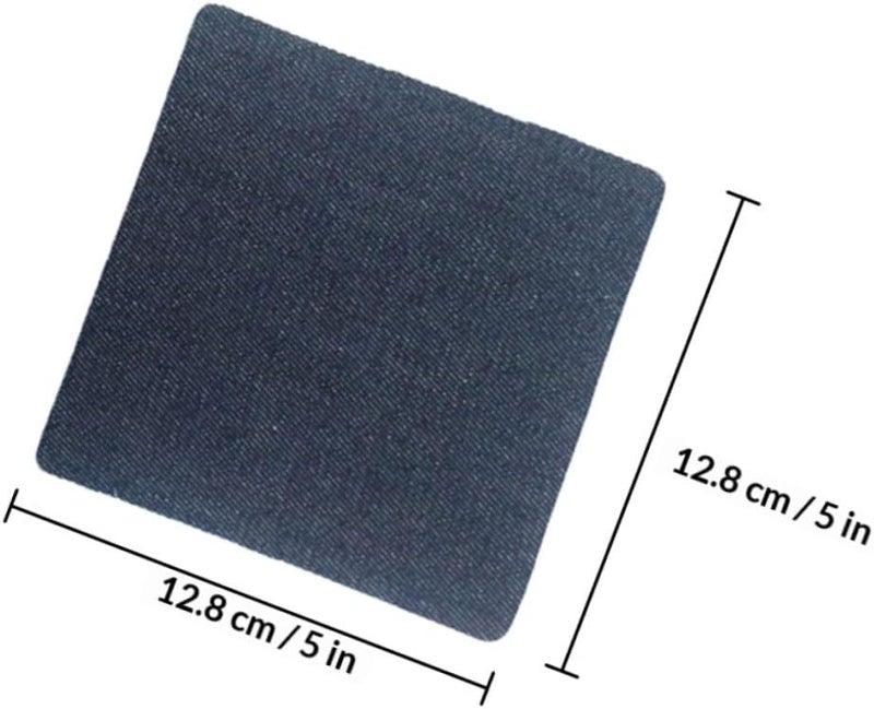 18pcs Denim Sewing Patches and DIY Apparel Repair Patches for Jeans Jackets Sweaters Oval Embroidered Clothing Set for Elbow Knee Mending - Image 2