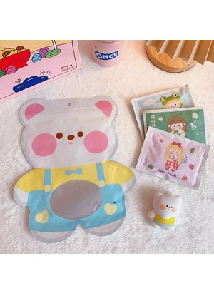 Generic - Portable Mini Cute Warm Handbag Small Size Self Heating Warm Handbag Student Winter Hand Modern Simple Style 1#Yellow bear - Image 1