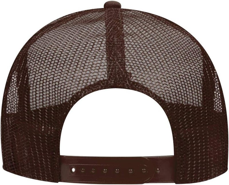 Polyester Foam Front 5 Panel High Crown Mesh Back Trucker Hat