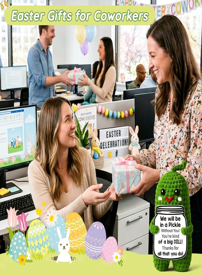 MAMAGIFTREE Easter Gifts Baskets Stuffers Women, Birthday Gifts for Women Coworker Boss Funny Coworker Gift,Thank You Retirement Gift Emotional Support Pickle for Men Boss - Image 2